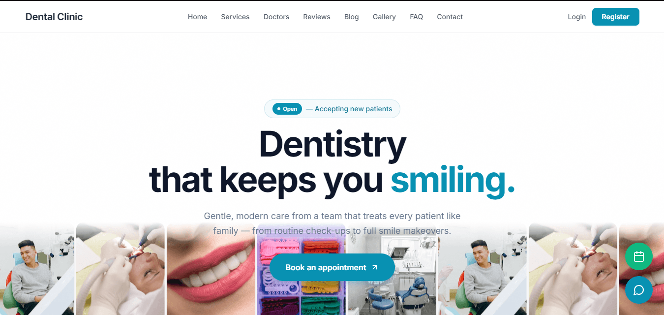 Dental Clinic project preview