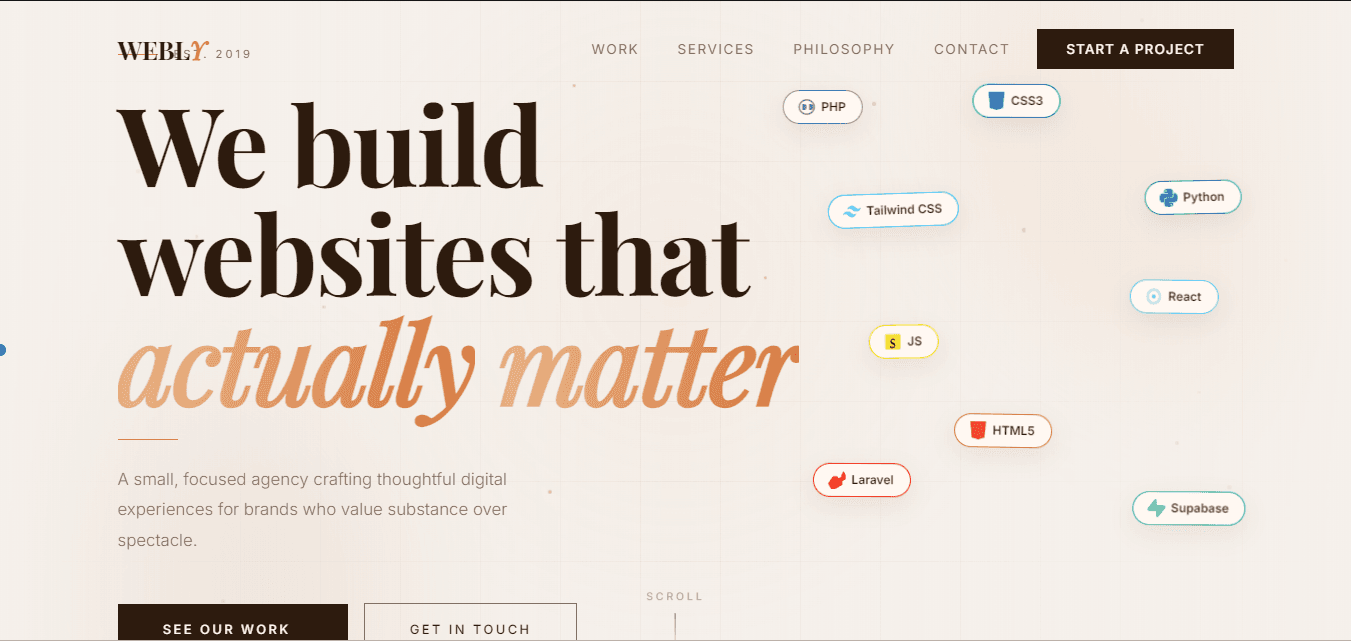 Webly project preview